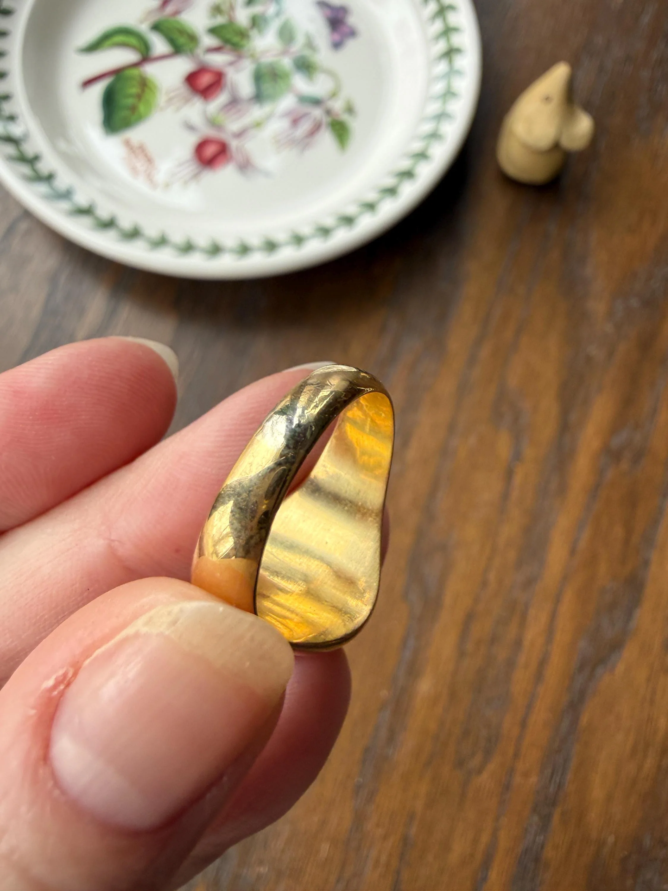 ACORNS True Faith Genuine Trust 18k Gold Count CROWN French Nobility Antique Shield SIGNET Ring Heraldic Crest Chunky Coat of Arm Man Unisex - Image 14