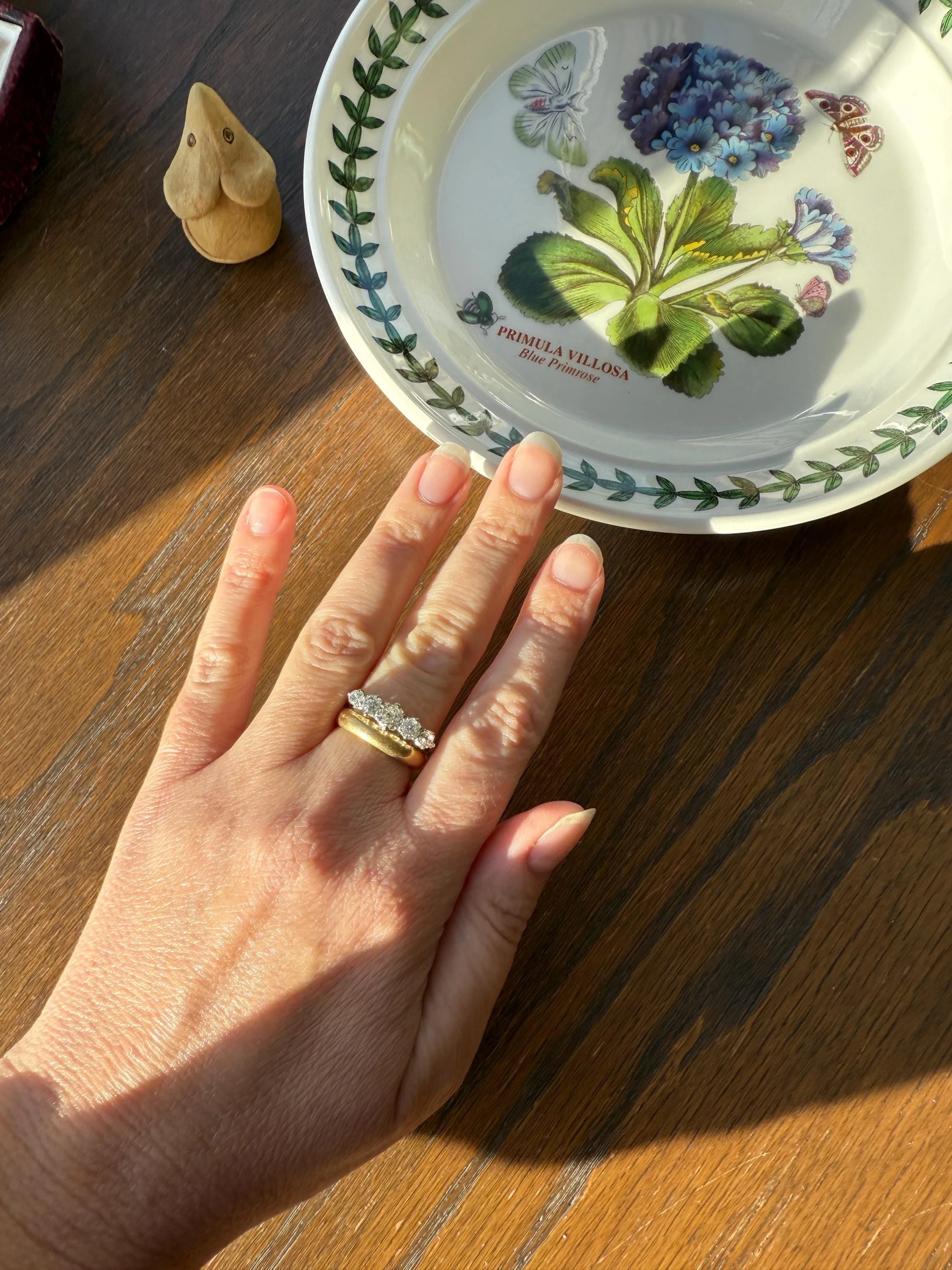 Antique 1.25 Carat Old Mine Cut DIAMOND Five Stone Band Stacker Ring Platinum Wedding Prong Set Stacker Victorian Edwardian - Image 13