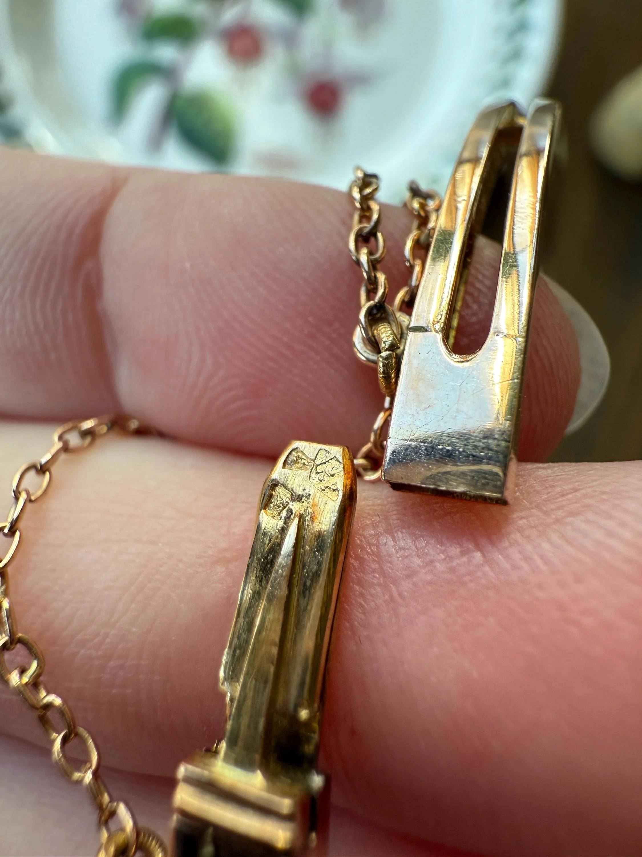 ANTIQUE 1.5Ctw Daisy CLUSTER Old Mine & Rose Cut DIAMONDS French Hinged Bangle Bracelet 18k Gold Silver Belle Epoque OmC Victorian Hallmark - Image 19