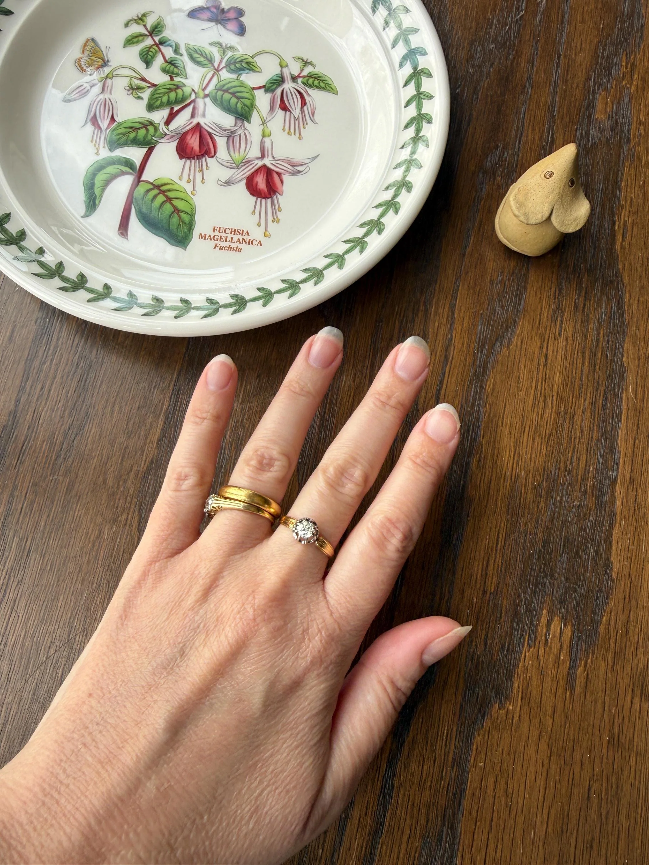 ANTIQUE .4 Carat Old MiNE Cut DIAMOND Ring 18k Gold Solitaire Engagement Minimalist Stacker OMC Warm Victorian Classic Ornate Prongs - Image 12