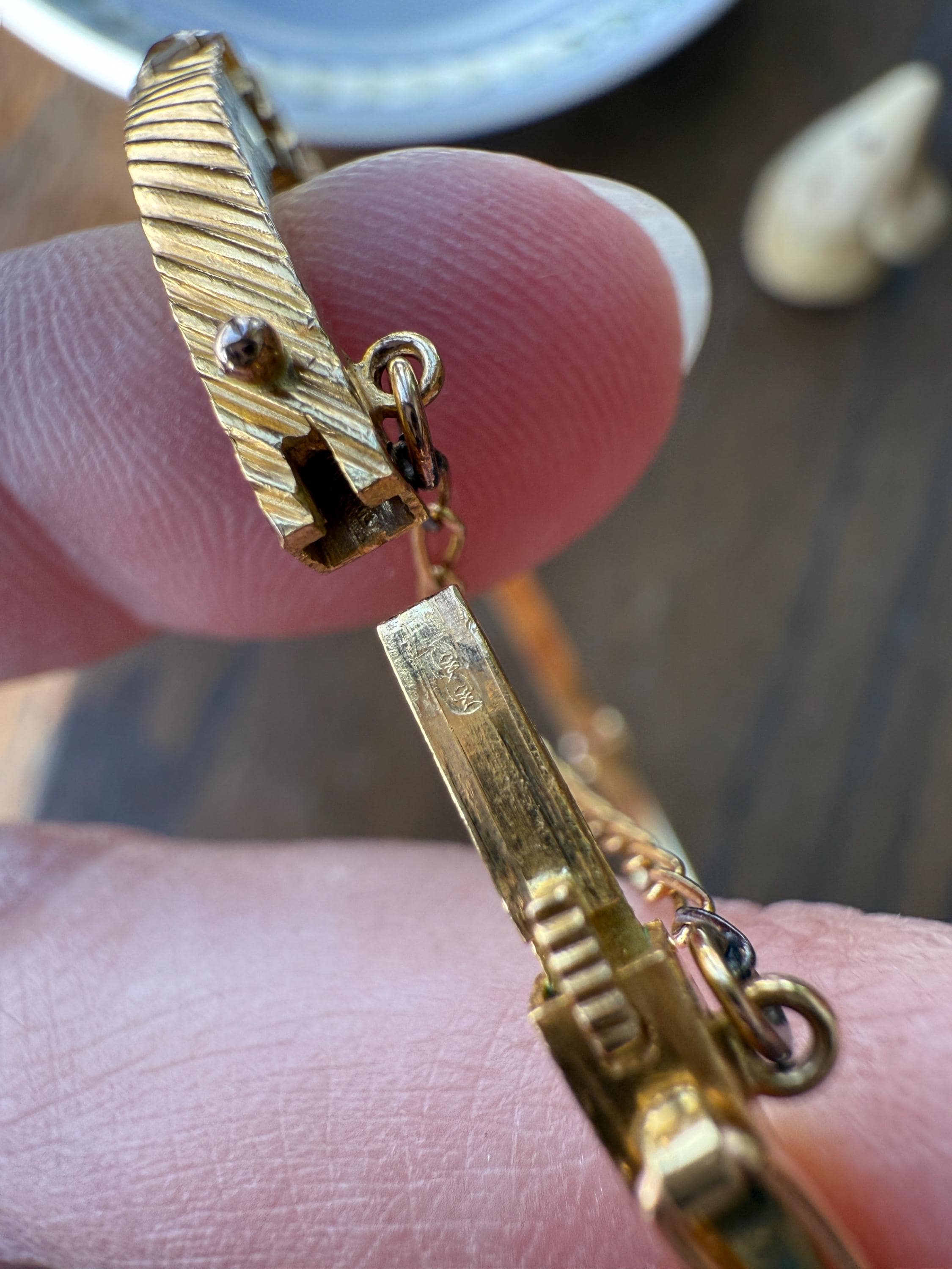 Antique 4 CARAT Old Mine Cut DIAMOND Hinged Bangle 11 Stone Line Bracelet 18k Gold Victorian 4Ctw OMC Stacker - Image 16