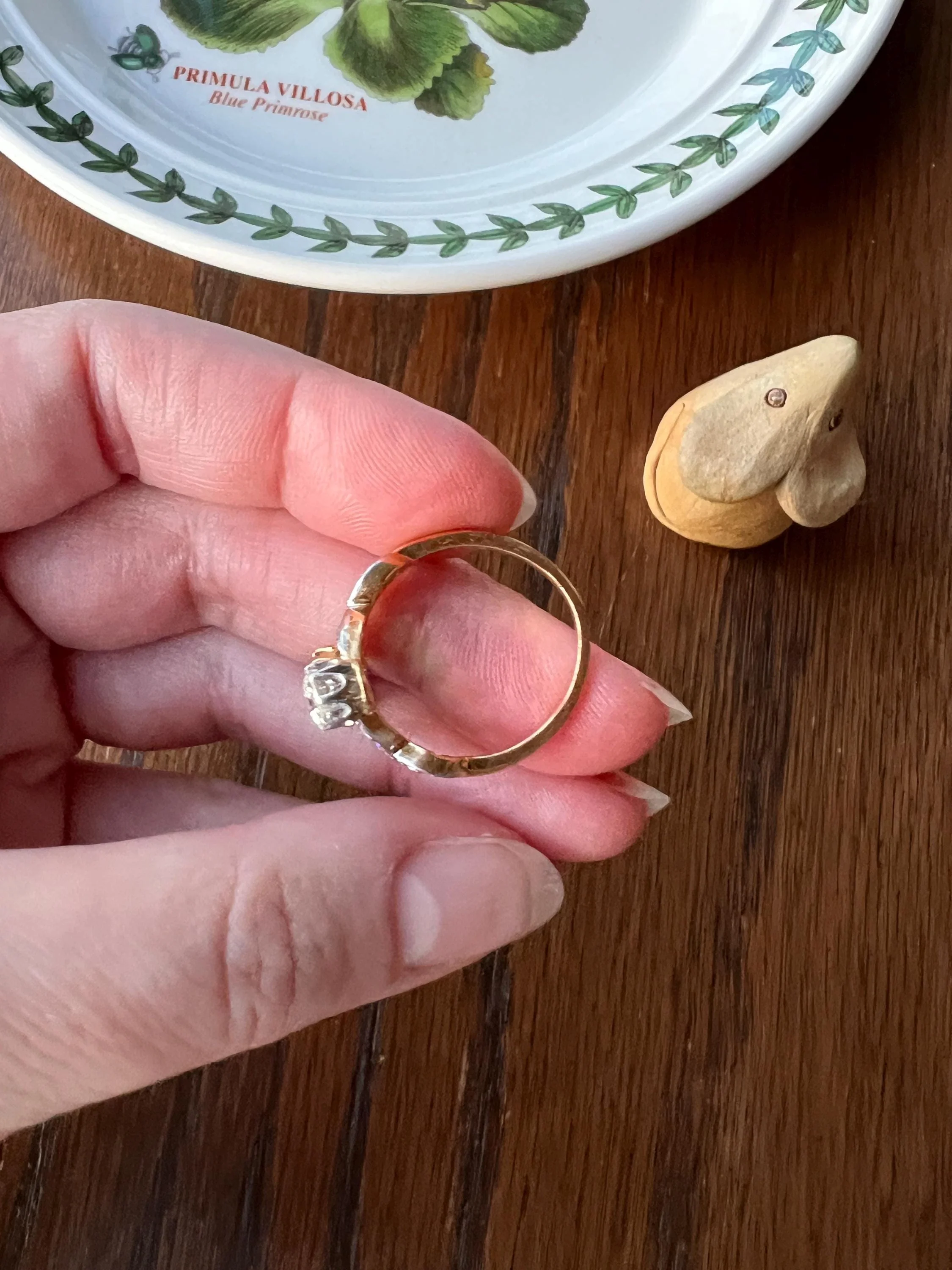 Antique Belle Epoque Pear EMERALD 1.5 Carat Rose Old Mine Cut Diamond XL Swirl Ring French 18k Gold - Image 8