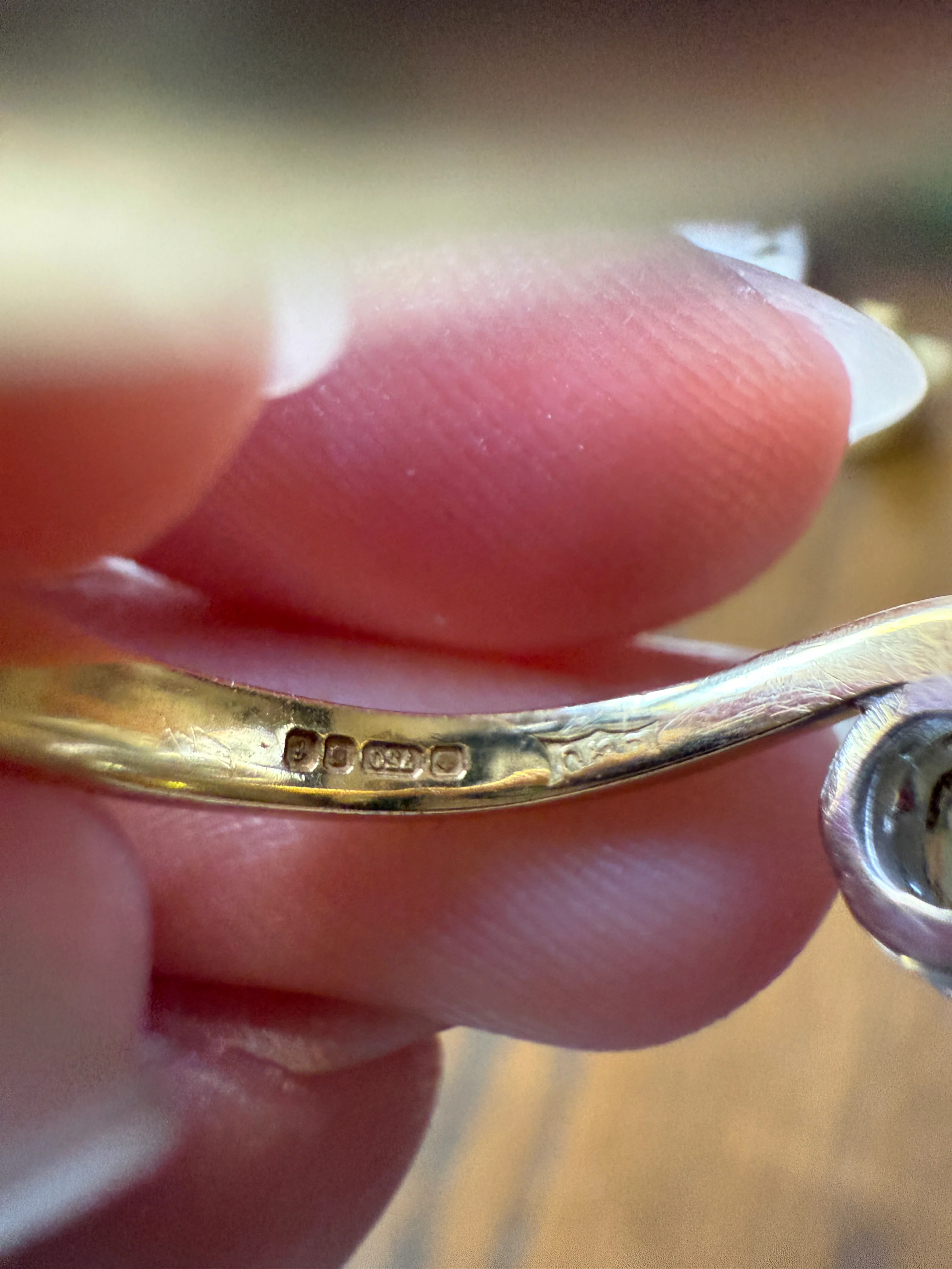 Antique Toi et Moi 2.1 CARAT Old Mine Cut DIAMOND Fancy Light Yellow Chunky 2 Stone Ring 18k Gold Angled Swirl Band Stacker c1901 Victorian - Image 32