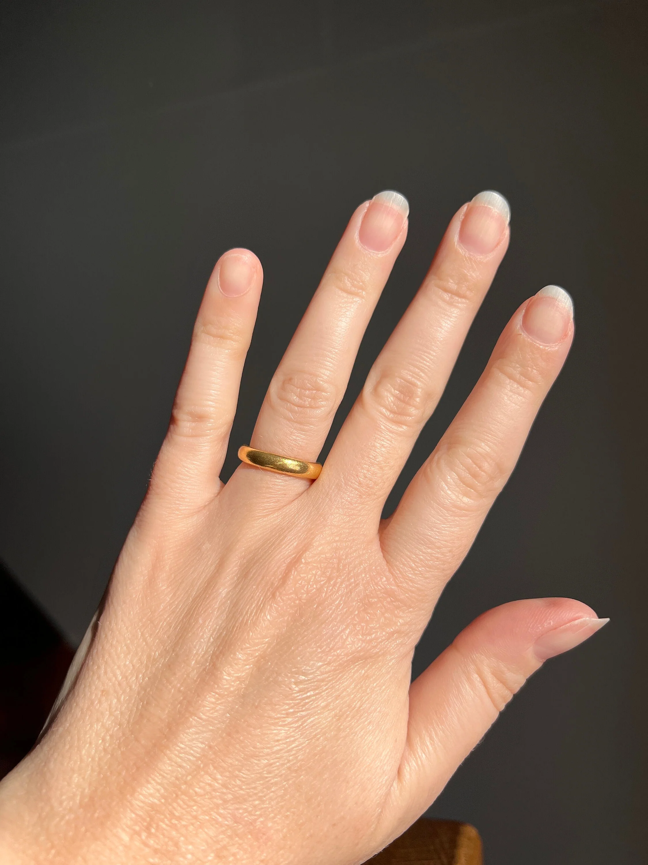 Chunky ANTIQUE TIFFANY & Co. Wedding Band 6.4g 22k Gold Ring Sturdy Donut Wide Comfort Fit - Image 3