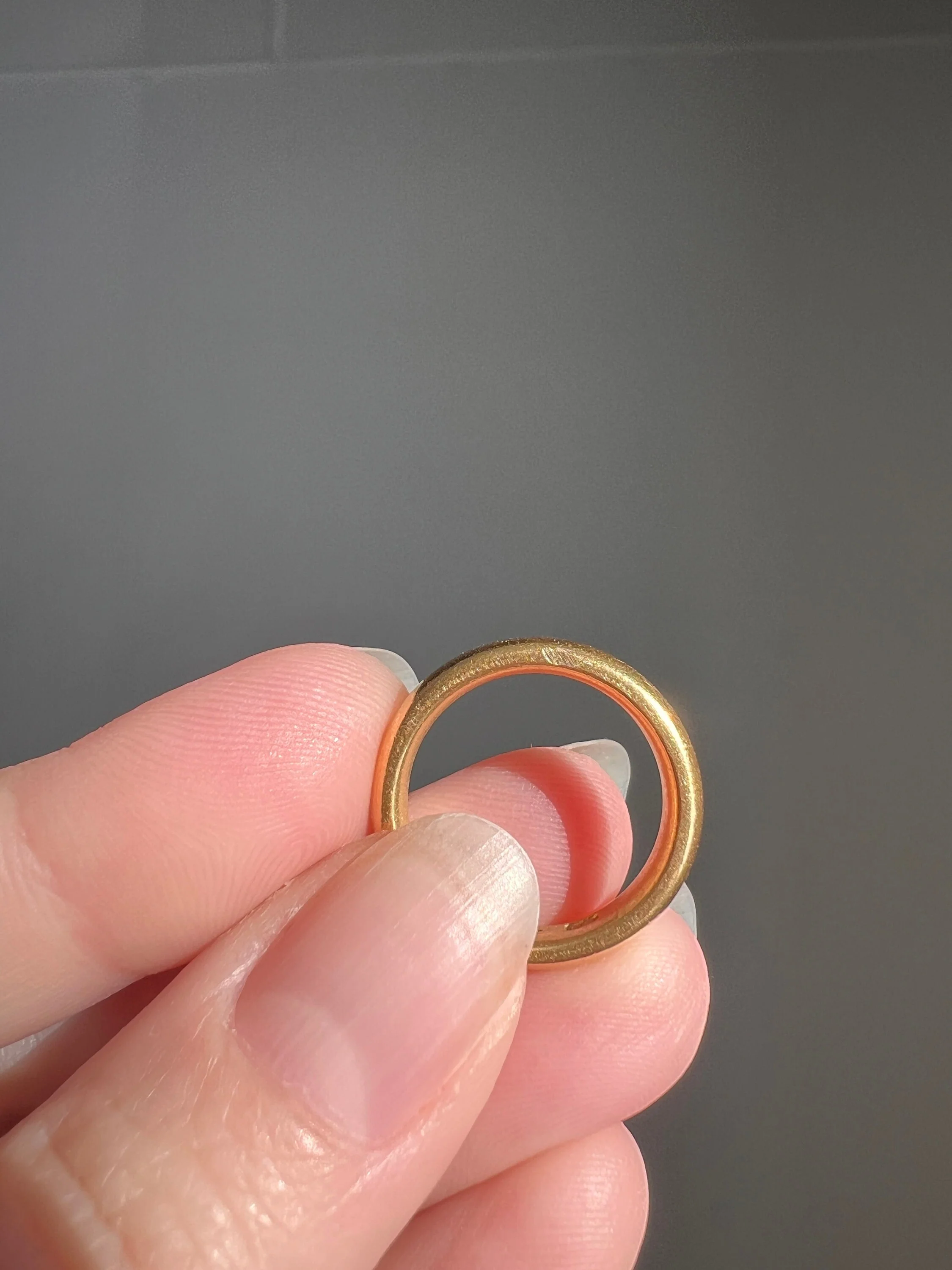 Chunky ANTIQUE TIFFANY & Co. Wedding Band 6.4g 22k Gold Ring Sturdy Donut Wide Comfort Fit - Image 6