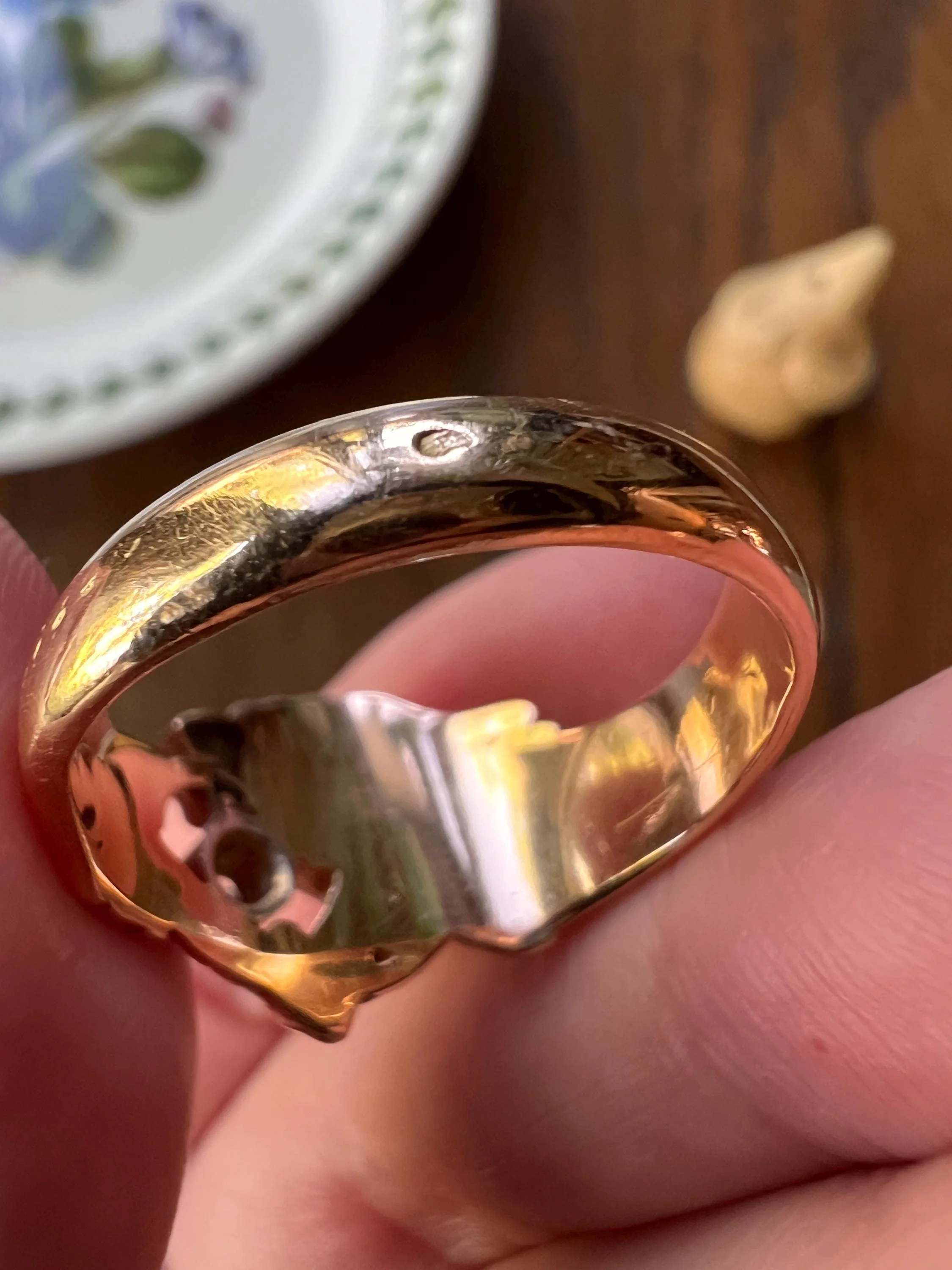 DRAGON Figural Chimera Old Mine Cut DIAMOND French Antique Unisex RING 18k Gold Solid Chunky Band - Image 10