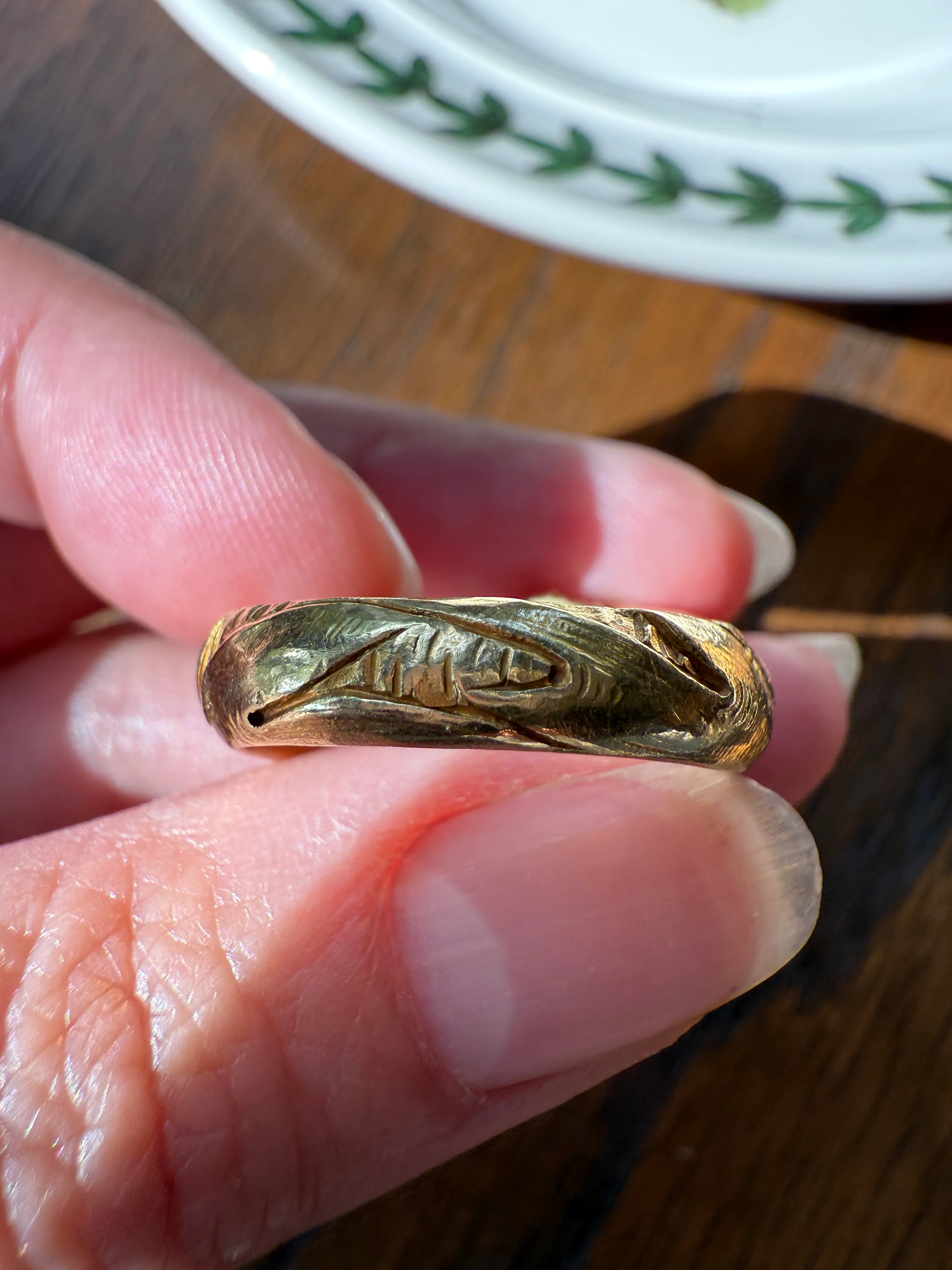 DRAGON Heavy Antique 1 Carat Old European Cut Diamond Figural Ring 12.6g 18k Gold Solid Gargoyle Chimera Belle Epoque Art Nouveau Unisex OEC - Image 14