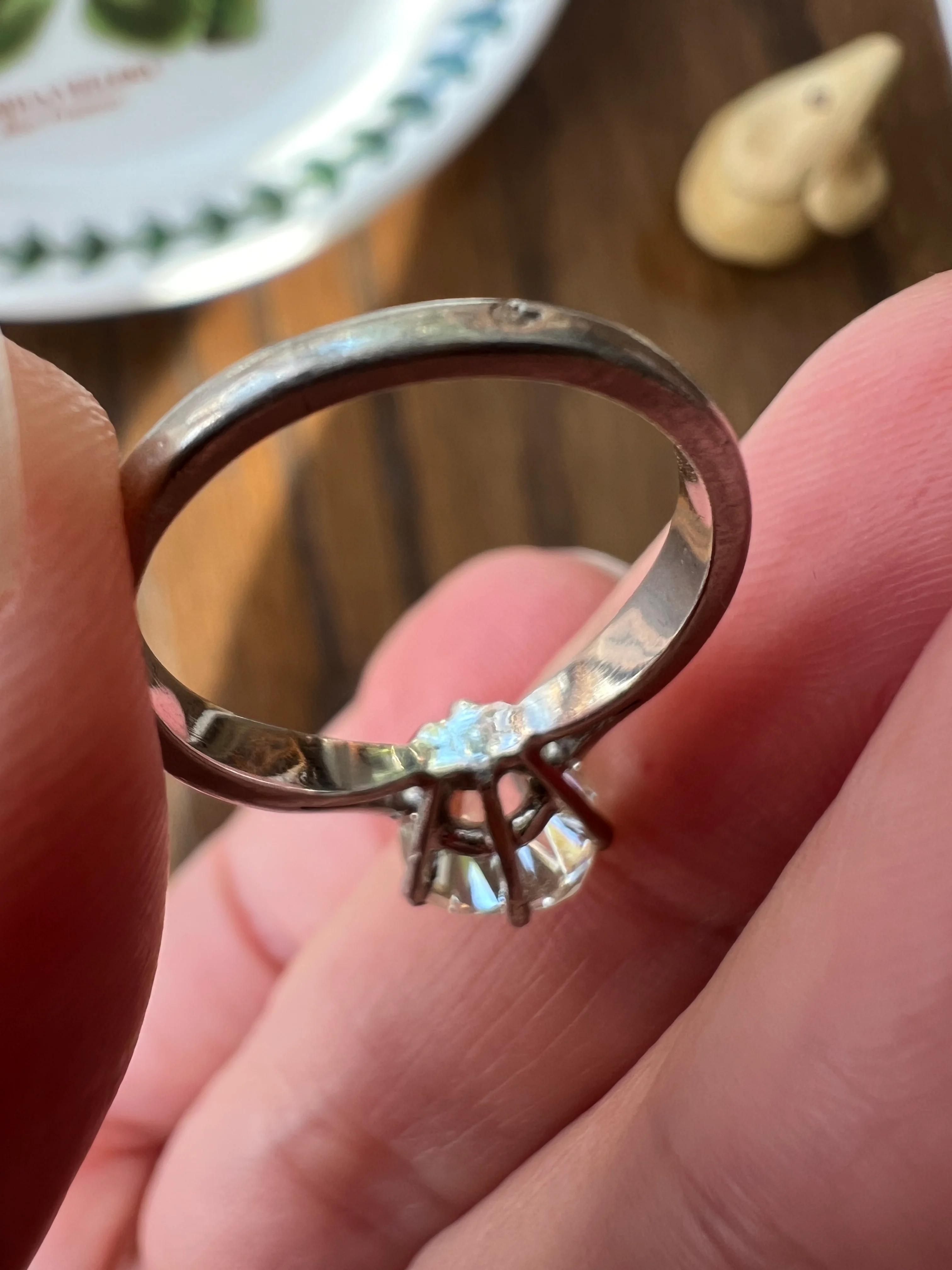 Exceptional Antique 2.3 CARAT X Chunky Old Mine Cut DIAMOND Eye Clean Solitaire Engagement Ring w/ Cert PLATINUM French Tall Stacker OmC - Image 22
