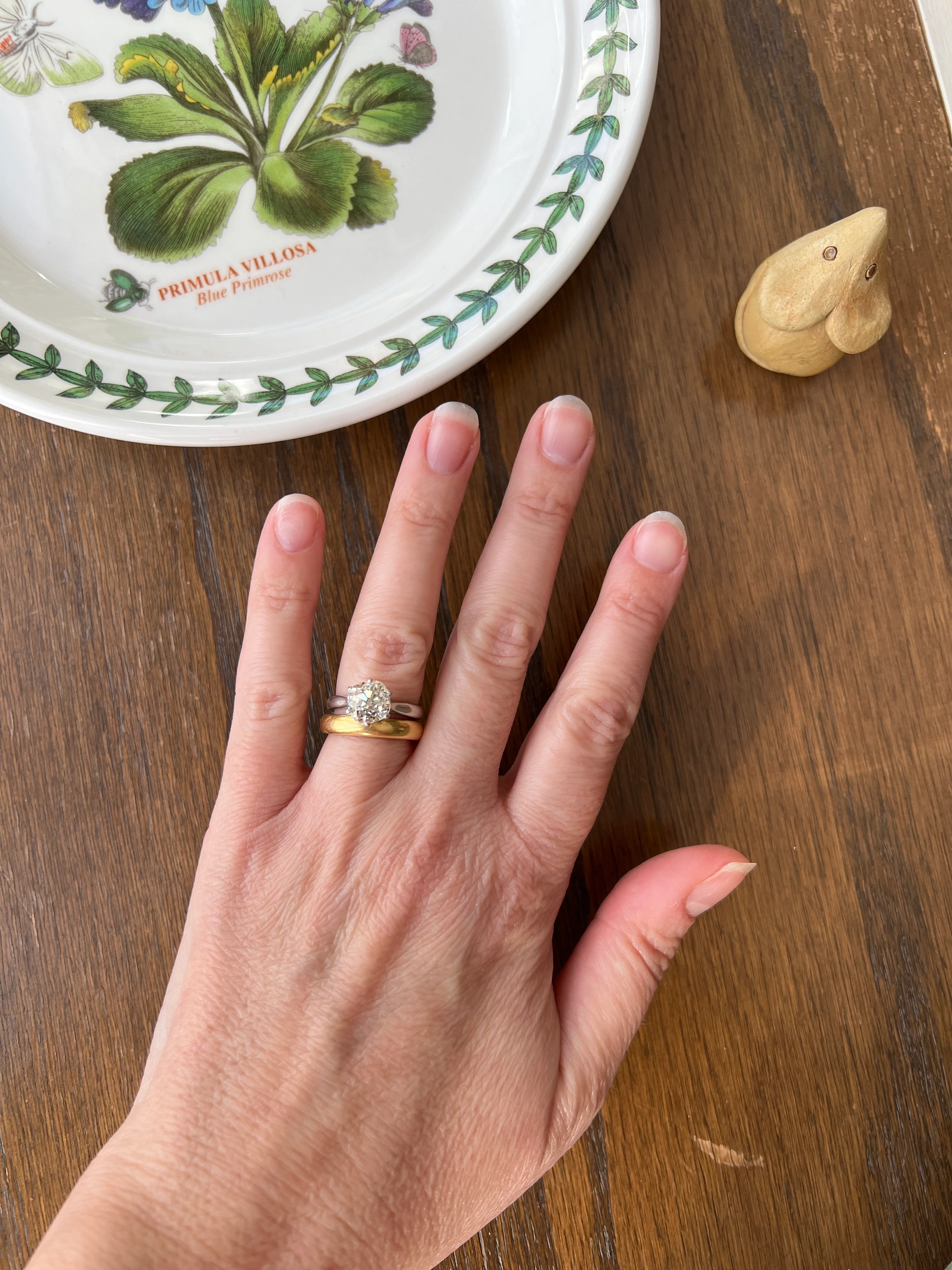Exceptional Antique 2.3 CARAT X Chunky Old Mine Cut DIAMOND Eye Clean Solitaire Engagement Ring w/ Cert PLATINUM French Tall Stacker OmC - Image 24