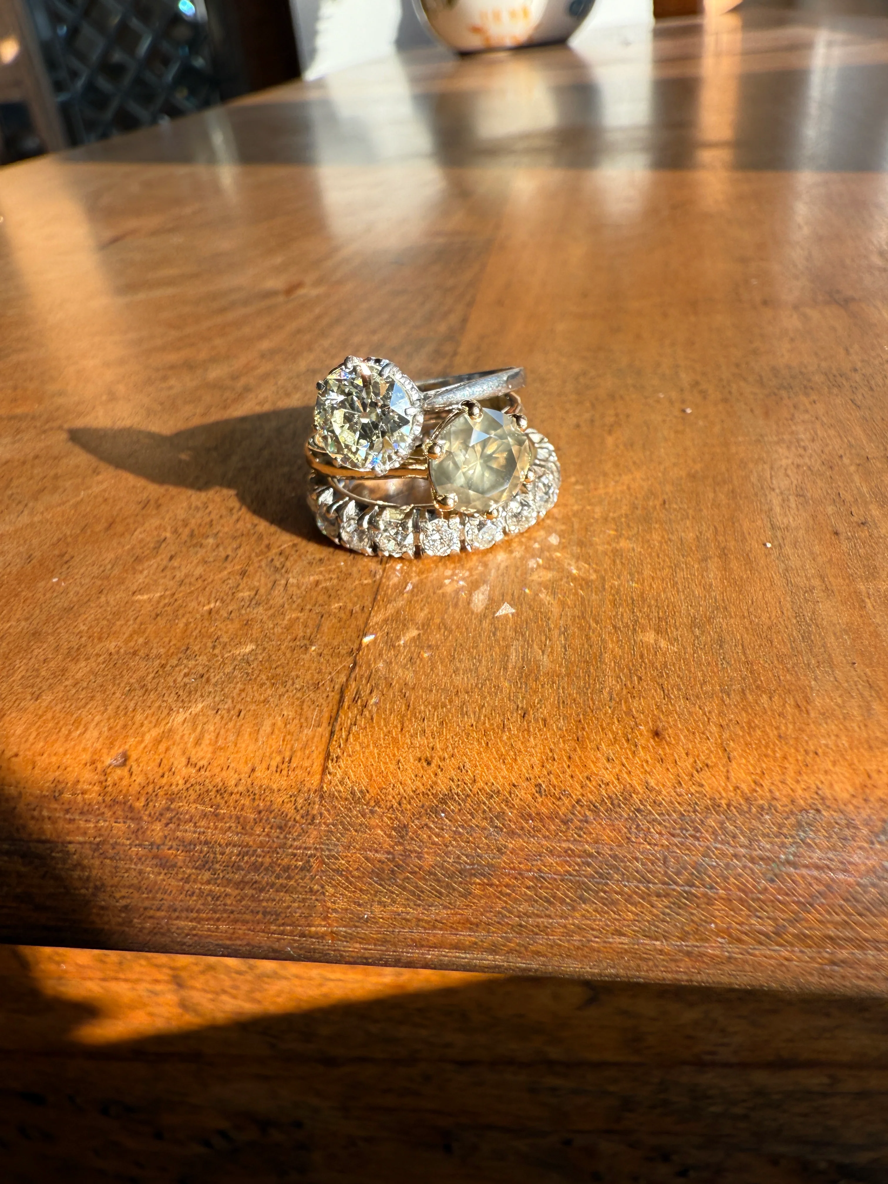Fancy Intense Yellowish Gray Natural Diamond 2.4 Carat Solitaire Ring Smoky Inner Glow Aura French Vintage 18k Gold Unique Engagement Ooak - Image 33