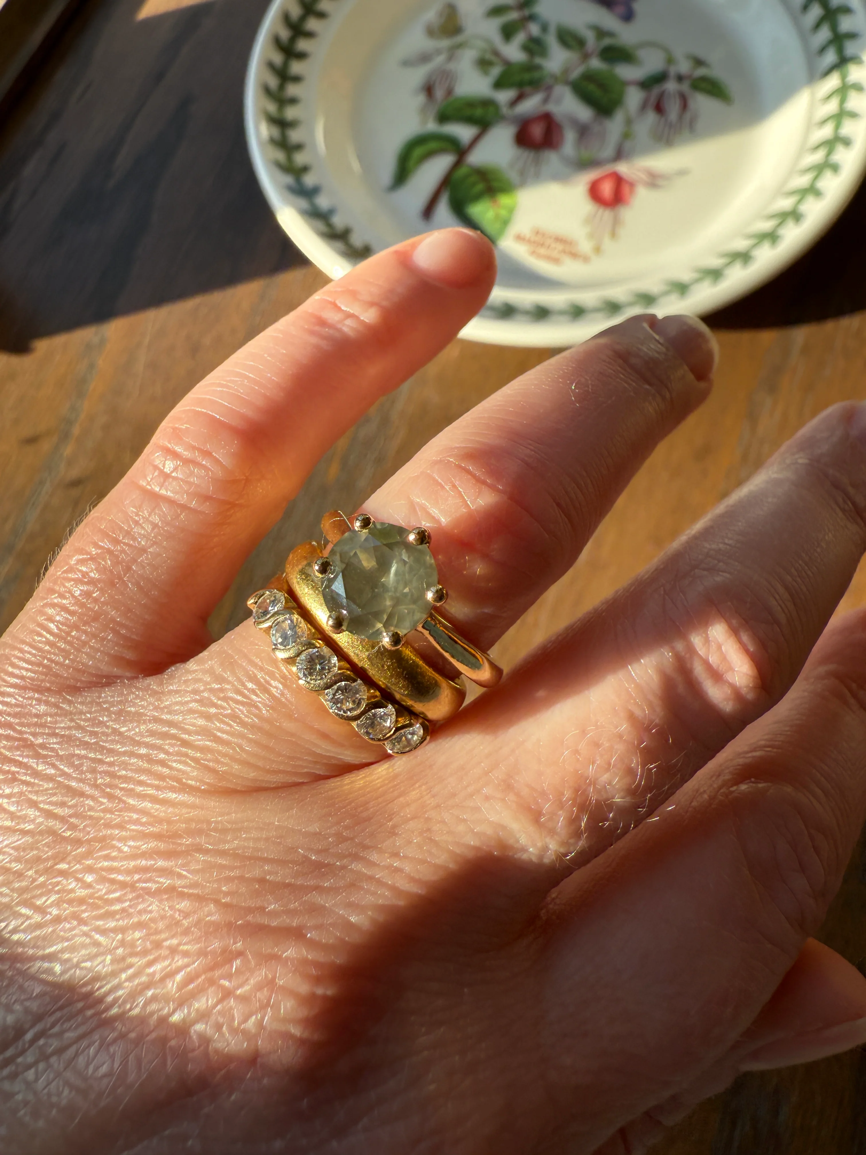 Fancy Intense Yellowish Gray Natural Diamond 2.4 Carat Solitaire Ring Smoky Inner Glow Aura French Vintage 18k Gold Unique Engagement Ooak - Image 36
