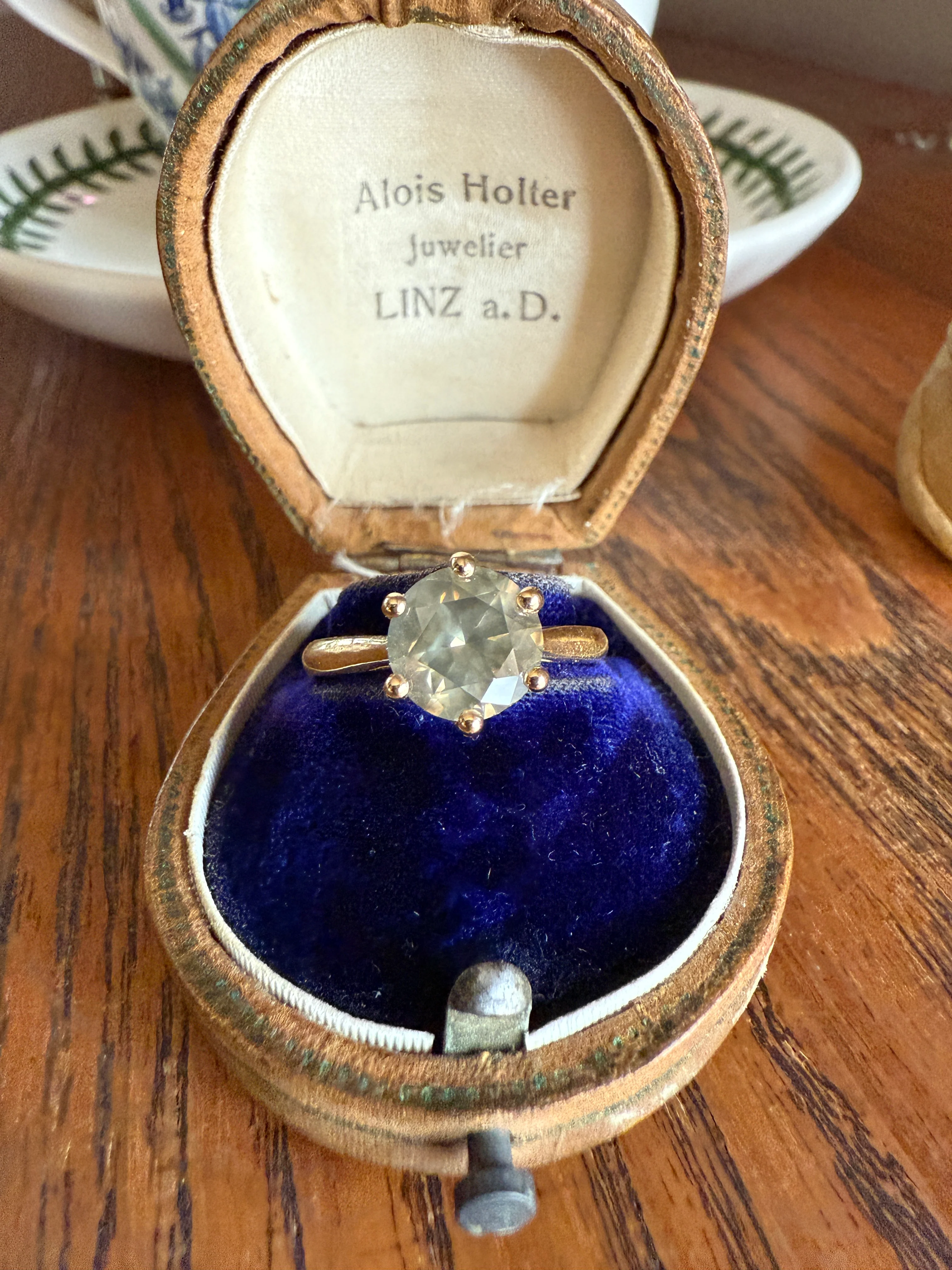 Fancy Intense Yellowish Gray Natural Diamond 2.4 Carat Solitaire Ring Smoky Inner Glow Aura French Vintage 18k Gold Unique Engagement Ooak - Image 38
