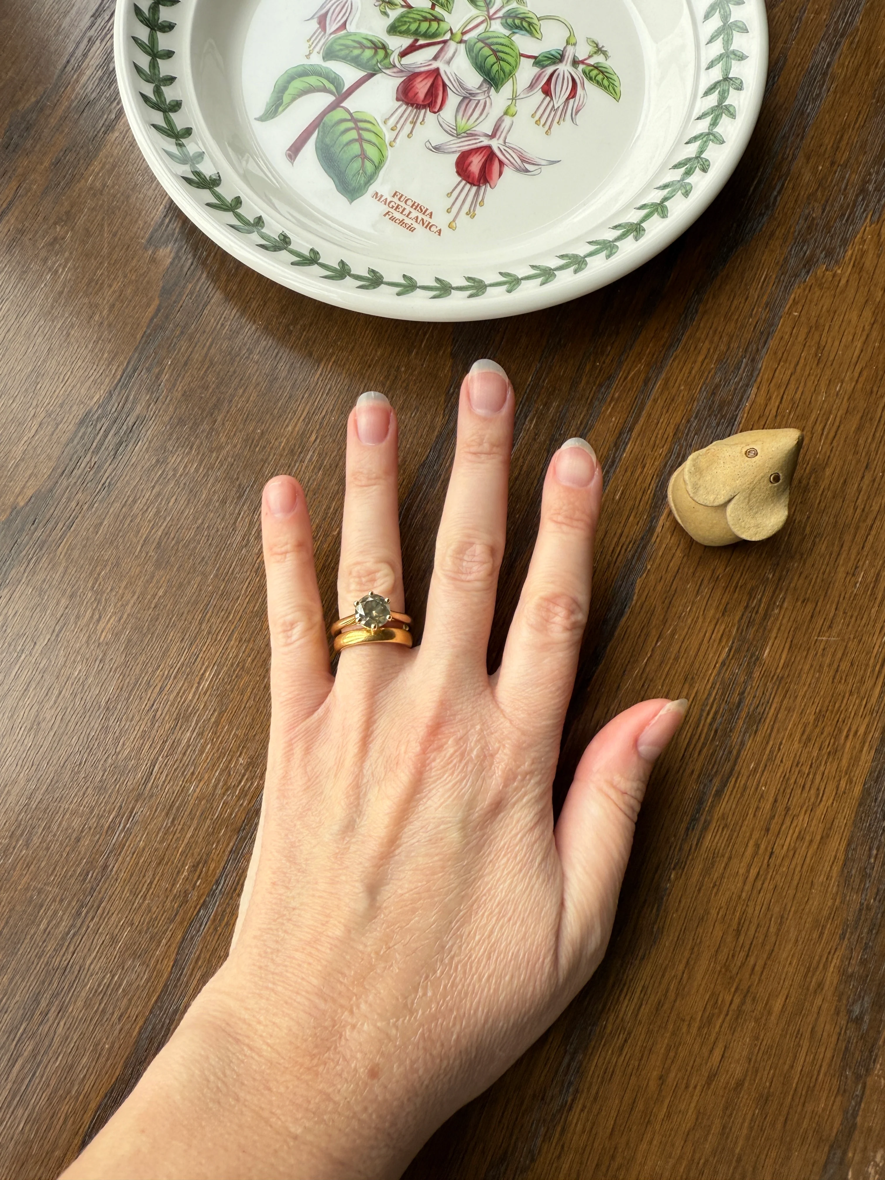 Fancy Intense Yellowish Gray Natural Diamond 2.4 Carat Solitaire Ring Smoky Inner Glow Aura French Vintage 18k Gold Unique Engagement Ooak - Image 39