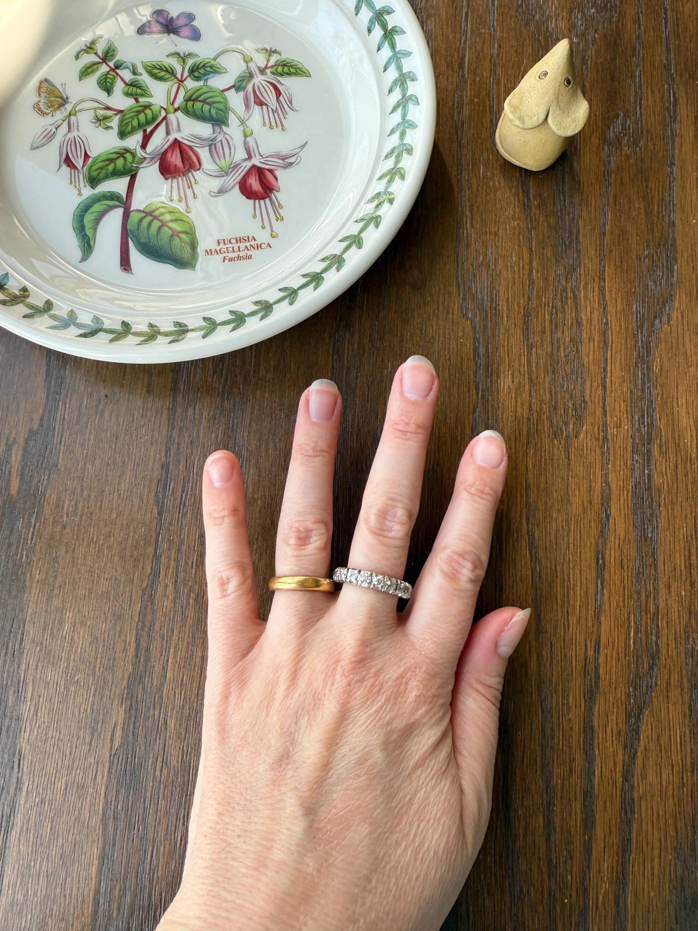 FRENCH Antique Art Deco 2.7 Carats 18 Old Mine Cut DIAMOND Full ETERNITY Band Ring 18k White GOLD Wedding Anniversary Beveled OmC - Image 8