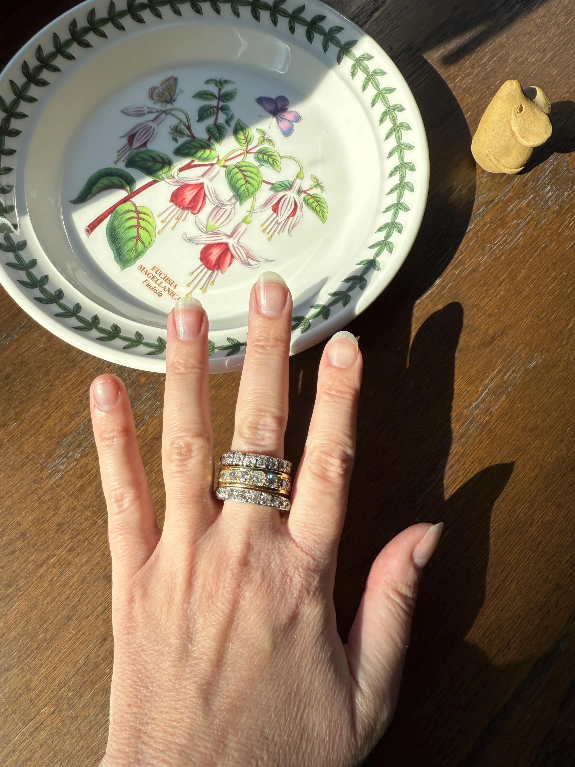 French Vintage 2 Carats Nine Stone Band Chunky Half Hoop Ring Antique Old Mine Cut DIAMOND 8.9g 18k Gold Solid Stacker Heavy Cigar 2Ctw OMC - Image 12