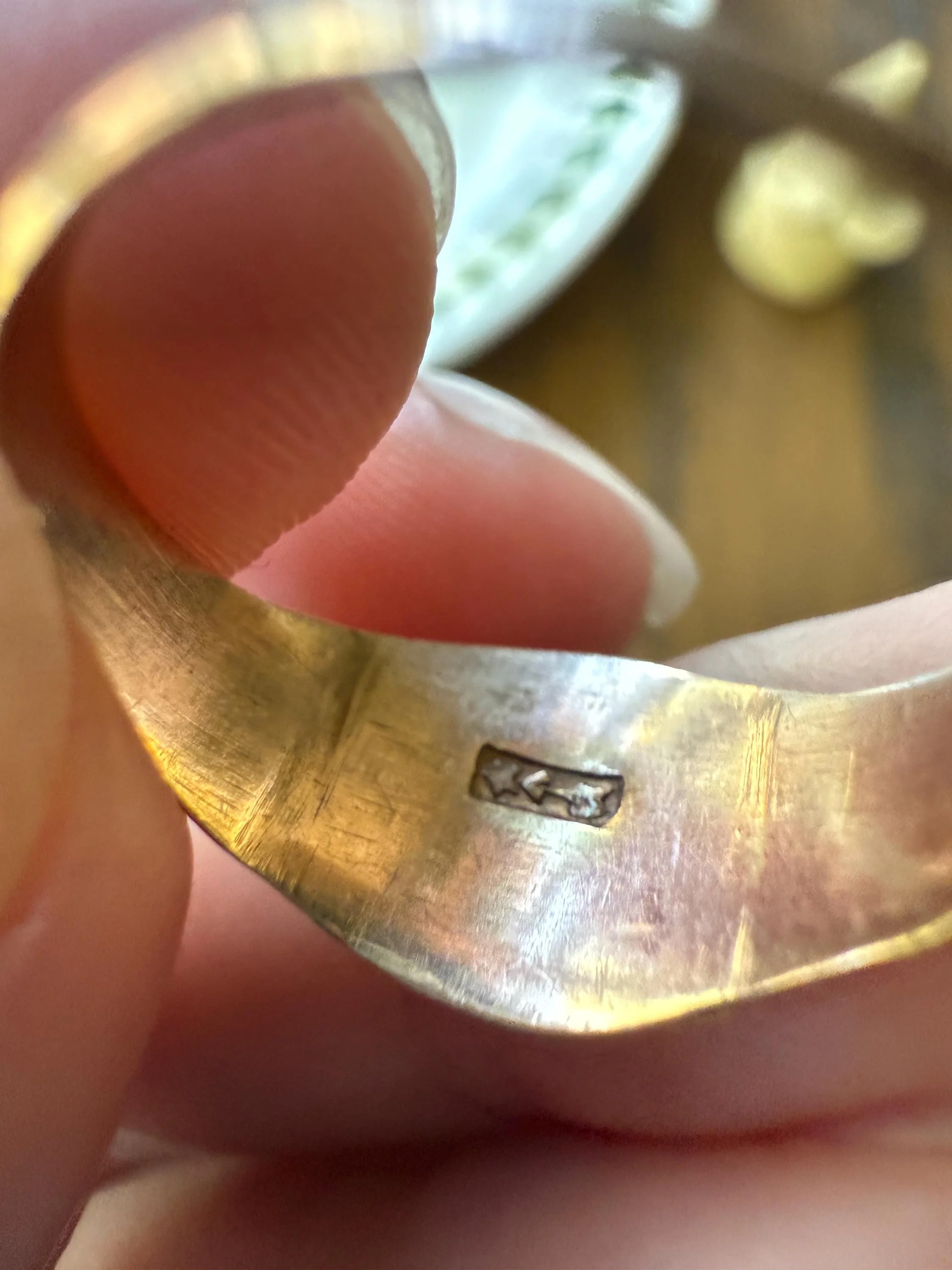 HOLLY Year Date Ring Signet c1905 Provenance Romantic Holiday Christmas Gift Figural Leaf Band 10k Rose Yellow Gold Leaves Berries Stacker - Image 10