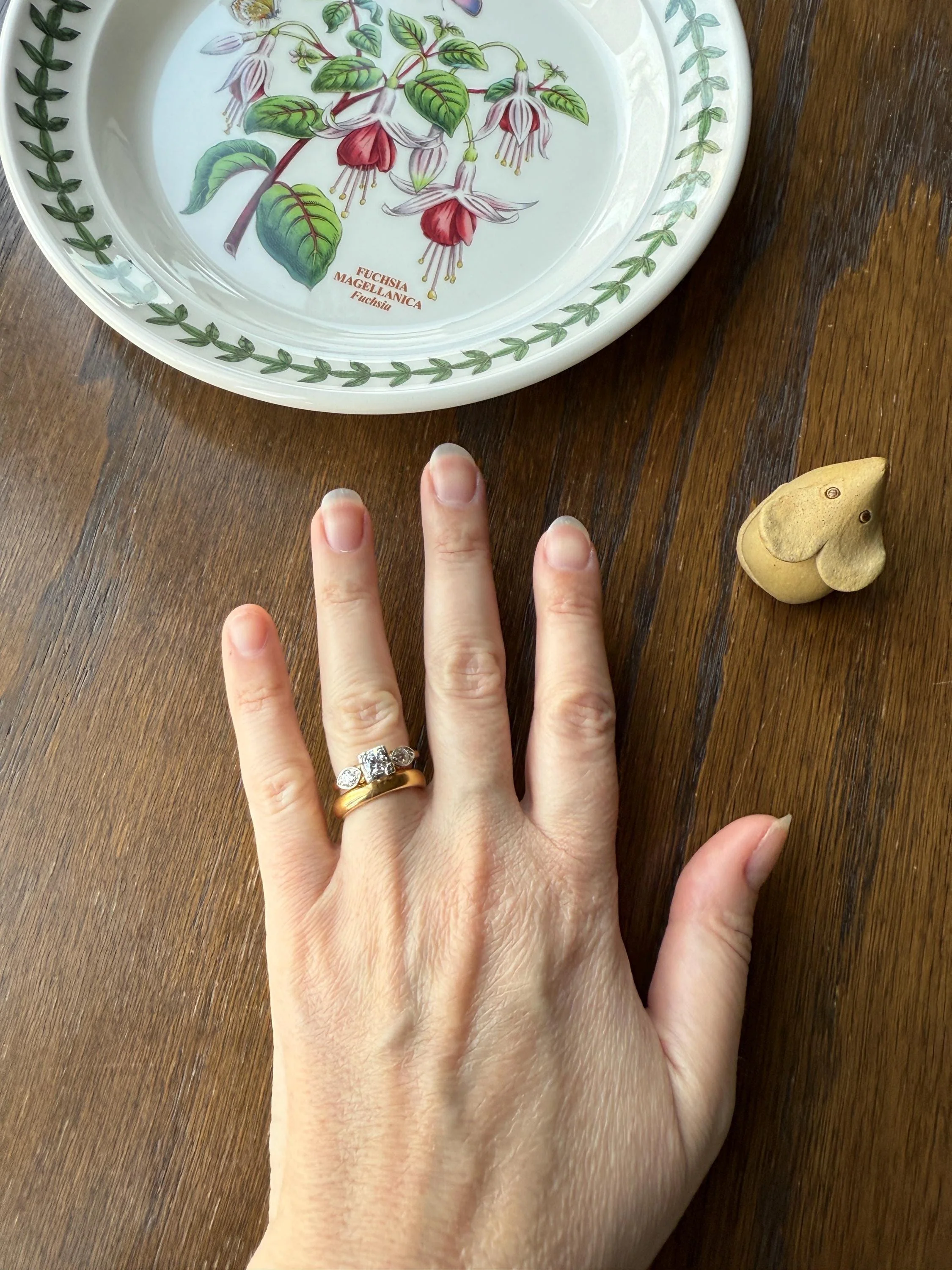 Old European Cut Diamond .75 Carat Tdw Three Stone Ring Solitaire with Accents Engagement Ring 14k Gold Platinum Edwardian Art Deco - Image 13