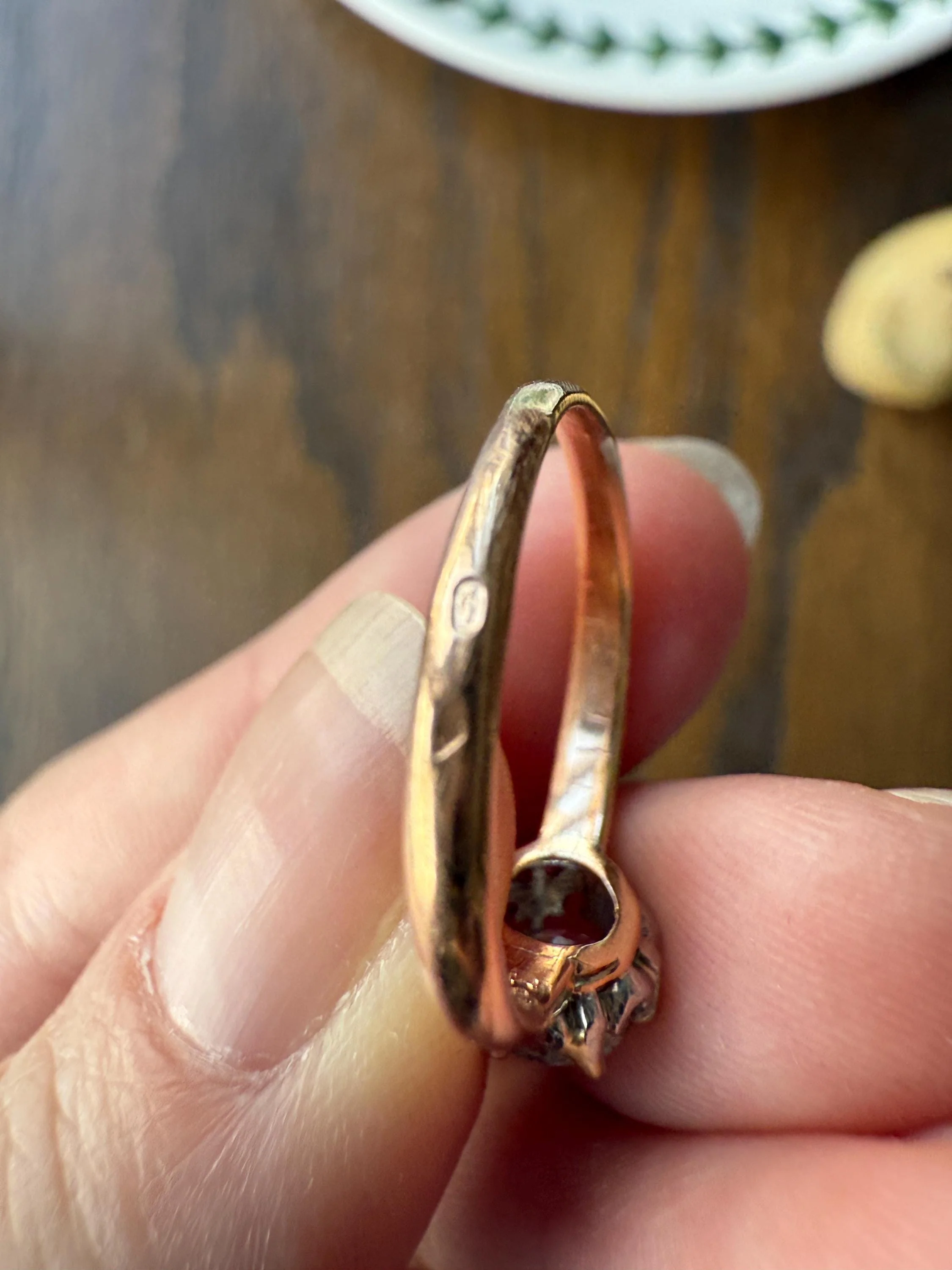 Ornate Classic Victorian Antique One Carat Old Mine Cut DiAMOND Solitaire Ring French 18k Rosy GOLD Engagement All Original Setting & Stone - Image 19