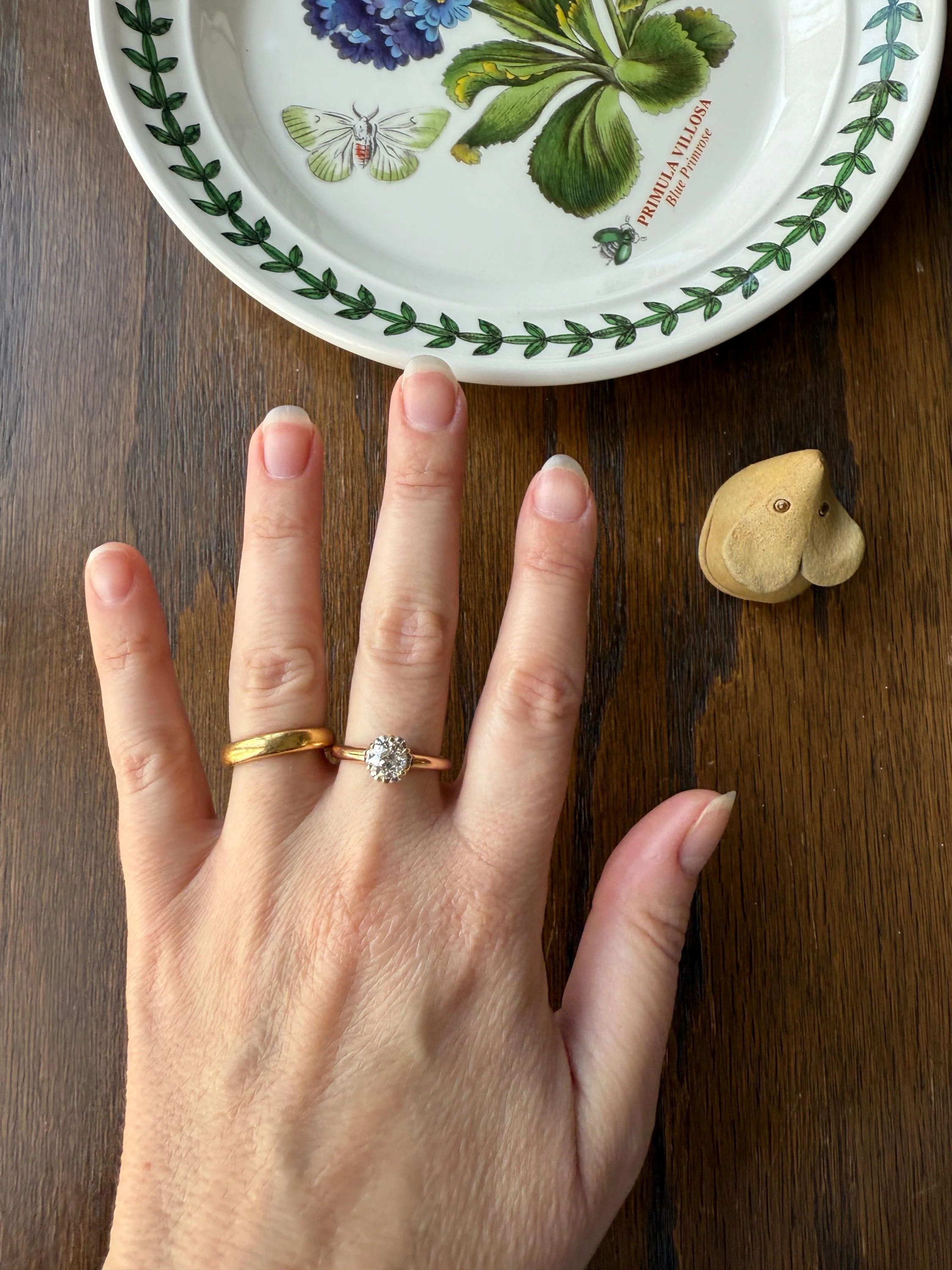 Ornate Classic Victorian Antique One Carat Old Mine Cut DiAMOND Solitaire Ring French 18k Rosy GOLD Engagement All Original Setting & Stone - Image 9