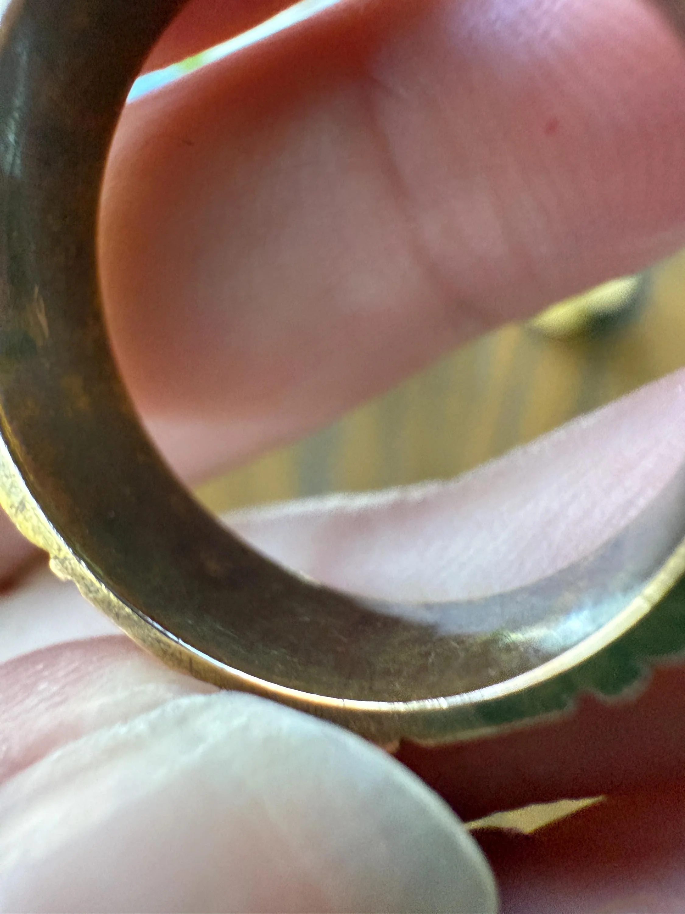 REGARD Antique Love Token Ring 14k Gold Ring Romantic Victorian Engraved Ornate Cigar Eternity Band Wedding Stacker Love Gift Jewelry Words - Image 17